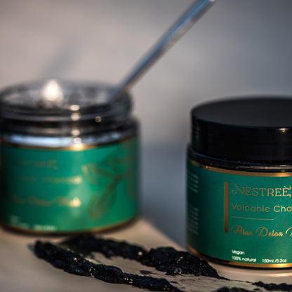 NESTREÈ VOLCANIC CHARCOAL ALOE DETOX MASK