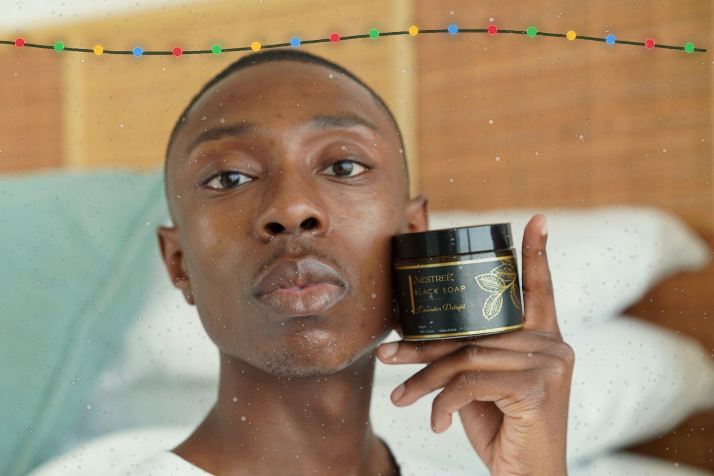 CHRISTMAS GLOW BOX: BLACK SOAP  (PACK OF 4)