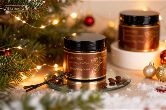 CHRISTMAS GLOW BOX: COFFEE SCRUB (PACK OF 4)