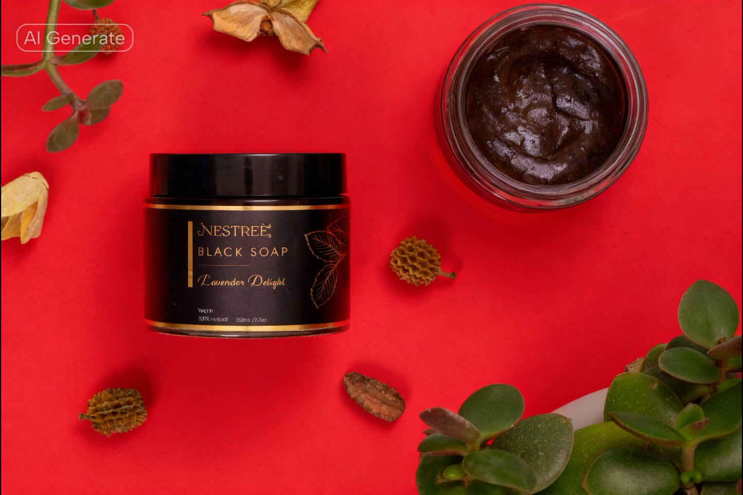 CHRISTMAS GLOW BOX: BLACK SOAP  (PACK OF 4)