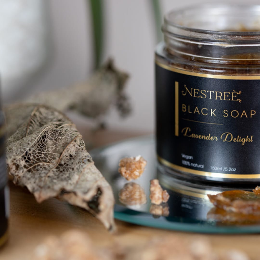 NESTREE Black Soap Lavender Delight